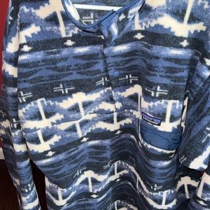 XXL Men's Synchilla® Snap-T® Fleece Pullover. Printed fleece